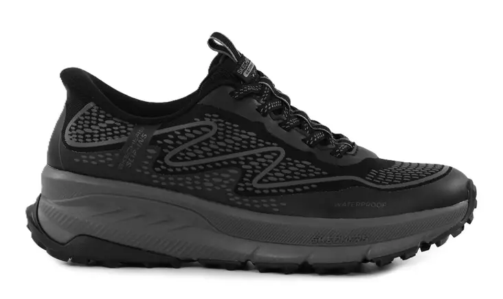 Skechers naisten vedenpitävät tennarit 180257/BKCC SWITCH BACK - MIST musta/harmaa - Skechers tennarit - 139571 - 1