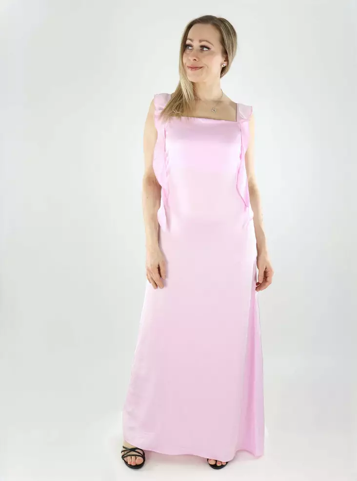 Vero Moda mekko Eloisa Maxi Dress vaaleanpunainen - Mekot ja tunikat - 140561 - 1