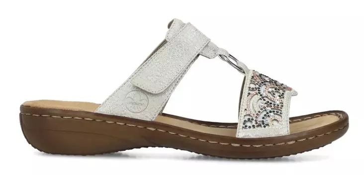 Rieker naisten pistokkaat 608K2-40 harmaa - Rieker mulor - 140661 - 1