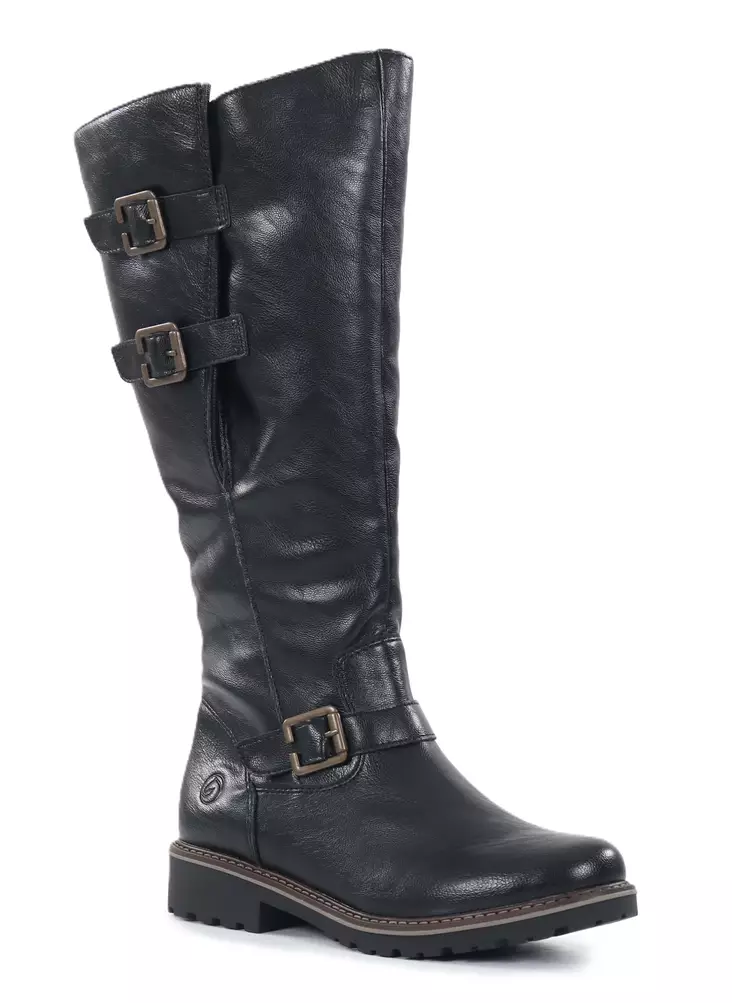 Rieker Remonte naisten saappaat R6590-01 musta - Rieker saappaat - 141761 - 1