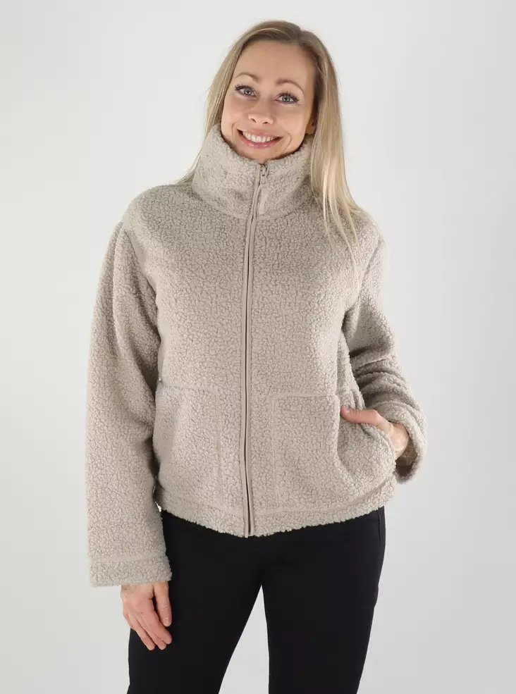 Only naisten takki Megan teddy beige - Lätta jackor för damer - 142221 - 1