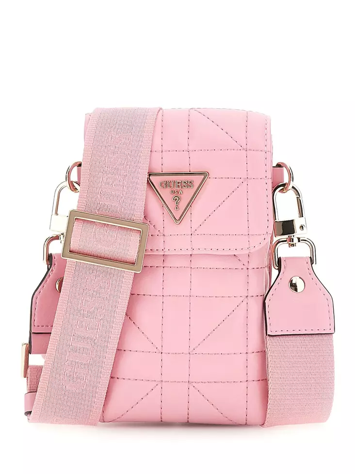 Guess Puhelinlaukku Latona flap pinkki - Käsilaukut - 136511 - 1