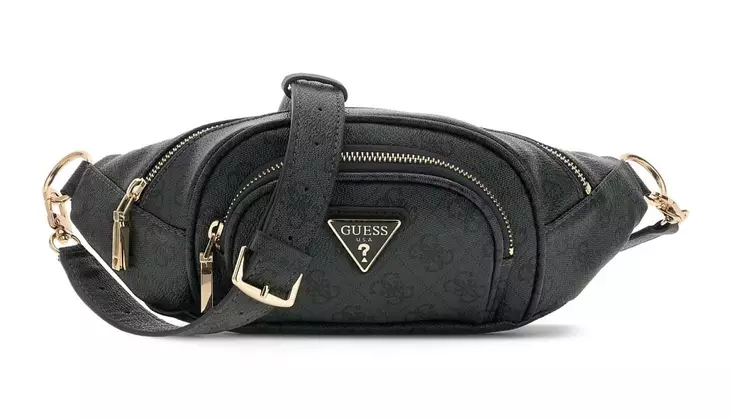 Guess Vyölaukku/olkalaukku Latona travel coal logo - Käsilaukut - 141371 - 1