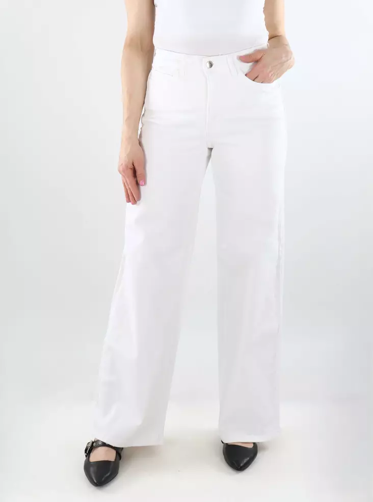 JDY vida jeans för damer HW Vit vit - Jeans för damer - 138261 - 1