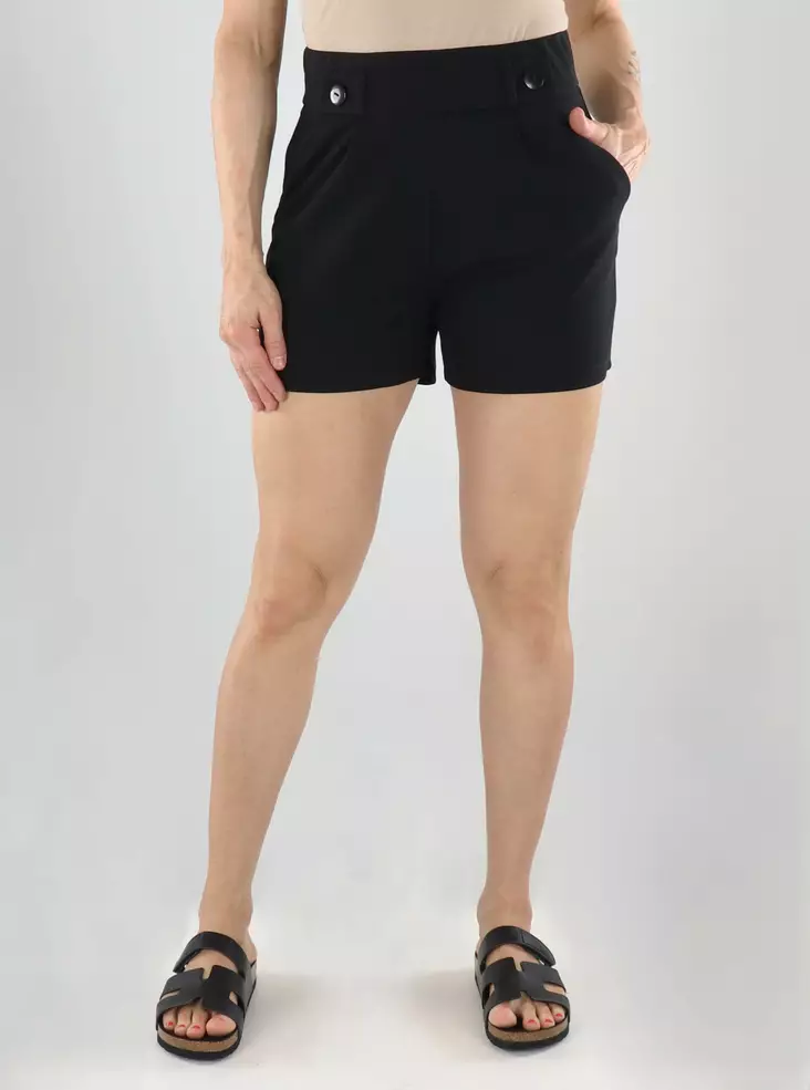 JDY shorts svarta/svarta knappar - Shorts och capribyxor för damer - 140961 - 1