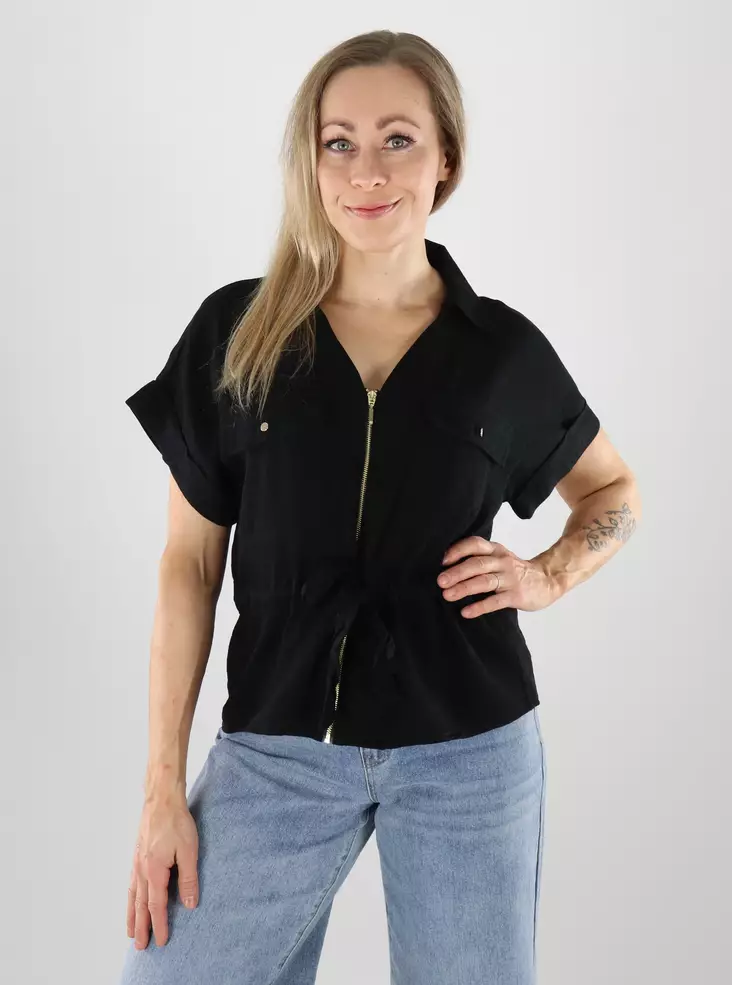 JDY naisten t-paita Mille shirt musta - T-shirts för damer - 141181 - 1