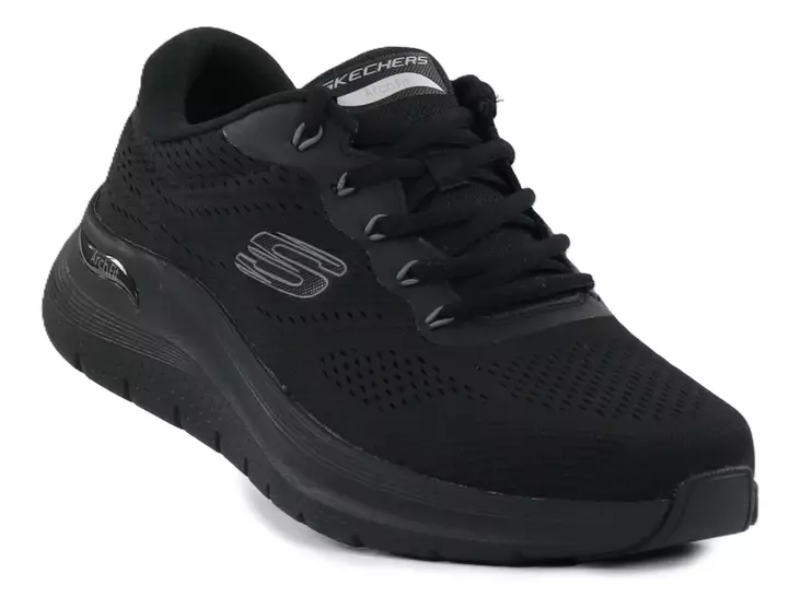 Skechers miesten leveälestiset tennarit 232700WW/BBK musta - Sneakers för herrar - 141221 - 1