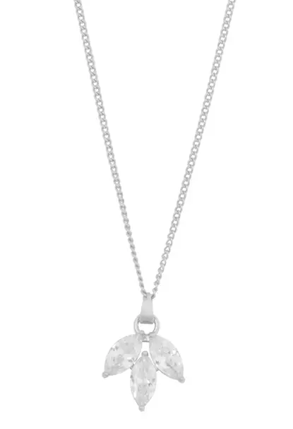 Snö of Sweden Halsband Eira trippel silver/klar - Halsband - 140021 - 1