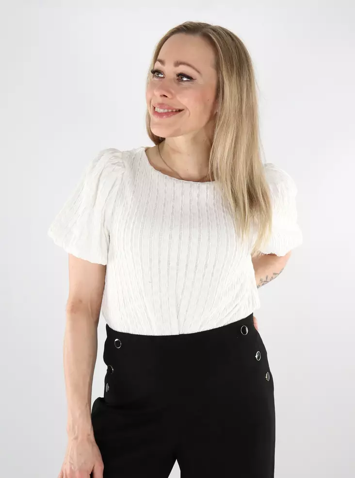 Vero Moda naisten t-paita Nomi SS valkoinen - Naisten T-paidat - 137871 - 1