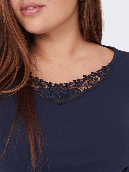 Only Carmakoma naisten pluskoon Paita Kiraz lace - Naisten paidat ja yläosat - 2-2-132012 - 2