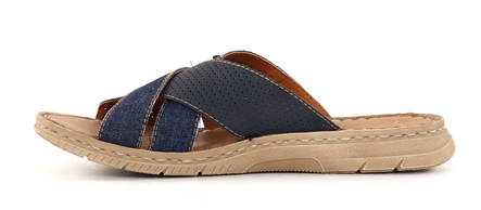 Rieker herrmulor 21384-14 blå - Sandaler för herrar - 135362 - 2
