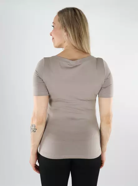 Vero Moda naisten t-paita Panda Modal beige - Naisten T-paidat - 138362 - 2