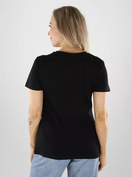 Guess naisten t-paita V4YI09J1314 musta - T-shirts för damer - 141192 - 2