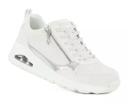Skechers naisten tennarit 177873/WHT Uno metallic sliders valkoinen - Skechers tennarit - 141232 - 1