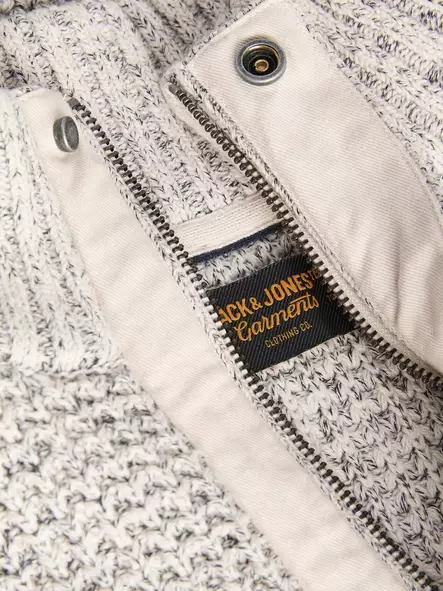 Jack&Jones Neule Rooster half zip beige - Miesten neuleet - 142372 - 2