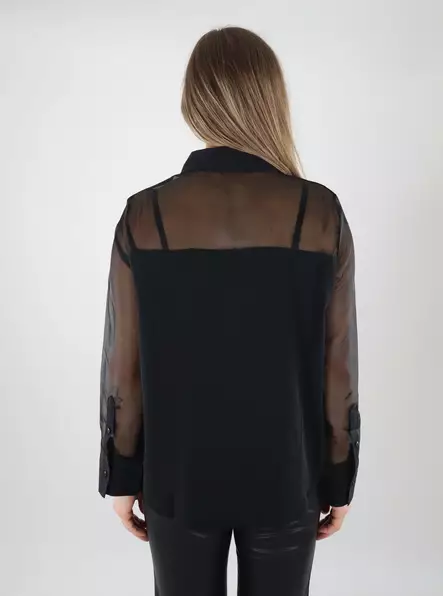 JDY naisten kauluspaita Nana Loose musta - Naisten kauluspaidat ja puserot - 139932 - 2