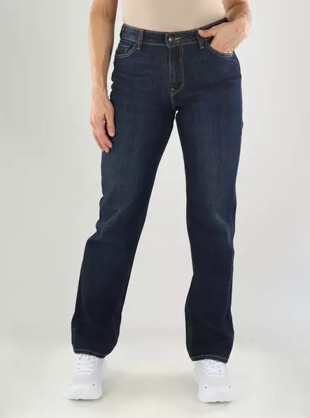 JJXX naisten normaalivyötäröiset farkut Nice straight blue denim - Naisten farkut - 141432 - 1