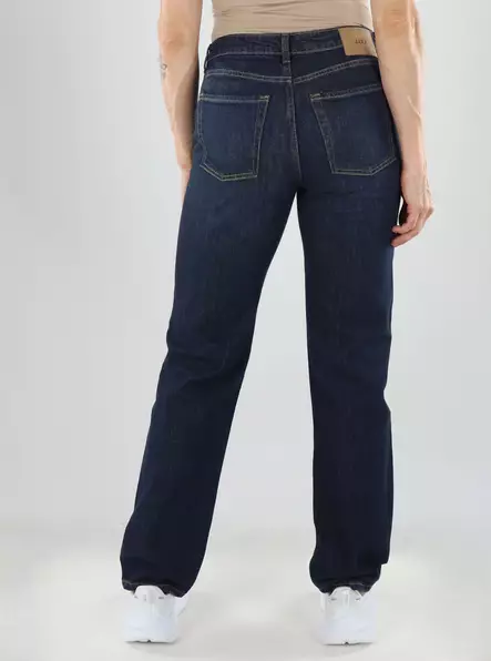 JJXX naisten normaalivyötäröiset farkut Nice straight blue denim - Naisten farkut - 141432 - 2