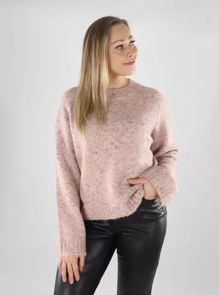 Vero Moda naisten neule Ingrid pink vaaleanpunainen - Naisten neuleet - 139832 - 1