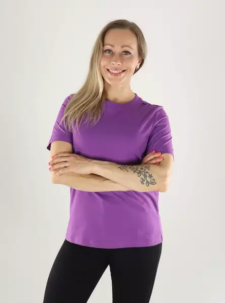 Vero Moda naisten T-paita Paulina violetti - Naisten T-paidat - 141332 - 1