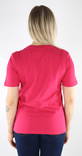 JJXX naisten pinkki T-Paita Anna regular bright rose - Naisten T-paidat - 130492 - 2