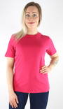 JJXX naisten pinkki T-Paita Anna regular bright rose - Naisten T-paidat - 130492 - 1