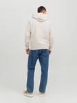 Jack&Jones miesten Huppari Cosmo hood white melange - Miesten hupparit - 134082 - 3