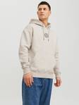 Jack&Jones miesten Huppari Cosmo hood white melange - Miesten hupparit - 134082 - 1
