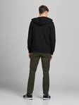 Jack&Jones Hoodie med dragkedja Basic dragkedja svart - Huvtröjor för herrar - 132792 - 2