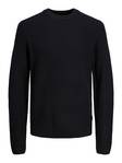 Jack&Jones miesten neule Blake crew neck musta - Miesten neuleet - 132522 - 1