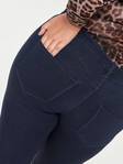Only Carmakoma naisten pluskoon farkut Thunder tumman sininen - Naisten farkut - 122772 - 2