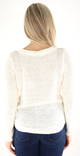 Only naisten Neule Geena xo cloud dancer - Naisten neuleet - 132822 - 2