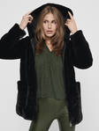 Only naisten keinoturkistakki Malou faux fur musta - Naisten kevyet takit - 129632 - 2
