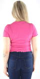 Only T-Shirt Emma kort rosa rölleka - T-shirts för damer - 133222 - 2
