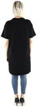 Pieces oversized t-paita mekko Ria, musta, valkoinen - Mekot ja tunikat - 128272 - 3
