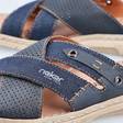 Rieker herrmulor 21384-14 blå - Sandaler för herrar - 135362 - 5