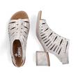 Rieker damsandaler 64676-60 beige - Rieker sandals - 135792 - 4
