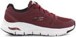 Skechers miesten konepestävät tennarit 232042/BURG Arch fit viininpunainen - Miesten tennarit - 130602 - 1