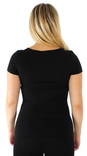 Vero Moda naisten perus t-paita Maxi my musta, valkoinen - Naisten T-paidat - 115392 - 3