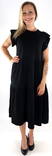 Vila Klänning Summer midi black - Klänningar och tunikor - 135972 - 1