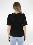 Only naisten t-paita Rosa V-neck musta - Naisten T-paidat - 136162 - 2