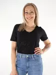Only naisten t-paita Smilla Life musta - Naisten T-paidat - 136382 - 1