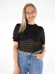 Vero Moda naisten t-paita Becca Lace musta - Naisten T-paidat - 136402 - 1