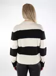 JJXX naisten raidallinen neule Chick bone white/black - Naisten neuleet - 136932 - 2