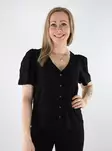 Vero Moda naisten t-paita Alba V-Neck musta - Naisten T-paidat - 137682 - 1