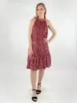 Vero Moda paljettimekko rusetilla Amelia Halter pinkki - Mekot ja tunikat - 138342 - 2