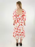 Vero Moda kukkakuviollinen mekko Dicthe Square punainen/valkoinen - Mekot ja tunikat - 138462 - 2
