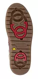 Rieker Remonte damstövletter med nitar D0U78-35 röd - Rieker ankelboots - 139612 - 4