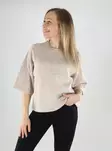 Only naisten neule Simoni Pullover 3/4 beige - Naisten neuleet - 139692 - 1