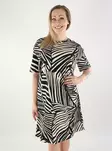 JDY oversize-mallinen mekko Debbie vaalea/musta - Mekot ja tunikat - 140452 - 1